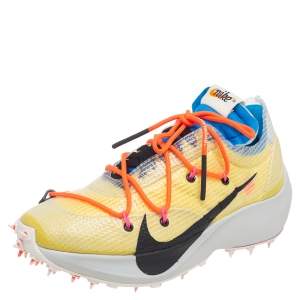 Off White x Nike Multicolor Nylon And Fabric Vapor Street Low Top Sneakers Size 38
