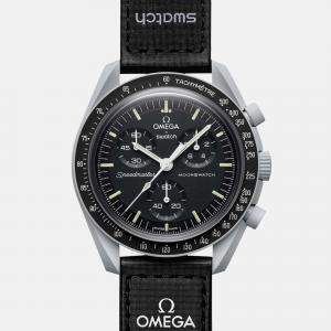 Omega Grey Velcro Omega Mission To The Moon 42 mm