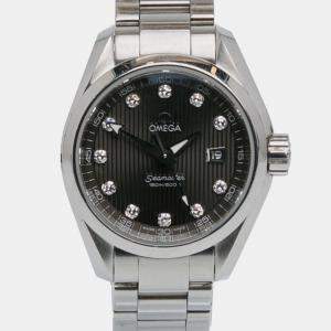 Pre Owned Omega Seamaster Aqua Terra Quartz Women Watch 30 mm 