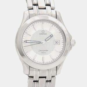 Pre Owned Omega Seamaster 2511.31 Quartz Silver Stainless Steel Women's Wristwatch 36 mm