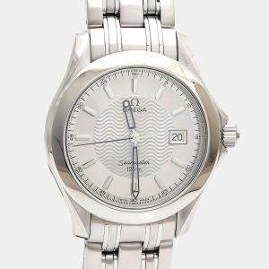 Pre Owned ساعة يد رجالية أوميغا سي ماستر كوارتز ستانلس ستيل 36 مم