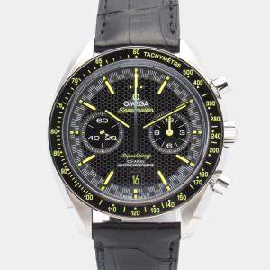 Pre Owned Omega Speedmaster 329.30.44.51.01.003 Automatic Black Stainless Steel Women's Wristwatch 44 mm