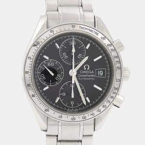 Pre Owned Omega Speedmaster Chronograph 3513.50 Automatic Black Stainless Steel Men's Wristwatch 39mm