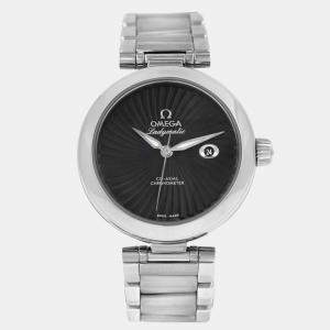 Pre Owned Omega Ladymatic 425.30.34.20.01.001 Automatic Black stainless steel Women's Wristwatch 34 mm