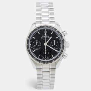 مملوكة مسبقًا Omega Speedmaster Co-Axial Chronometre 324.30.38.50.01.001 Black Dial Stainless Steel Unisex Wristwatch 38 mm
