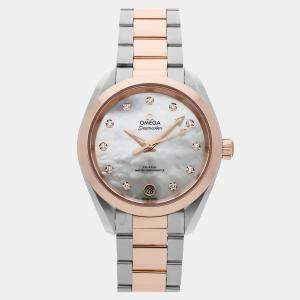 مملوكة مسبقًا ساعة يد أوميجا سيماستر أكوا تيرا 150م 220.20.34.20.55.001 أوتوماتيك مستعملة 34 مم