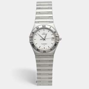 مملوكة مسبقًا Omega Constellation 1512.30.00 Silver Dial Stainless Steel Women's Wristwatch 33.50 mm