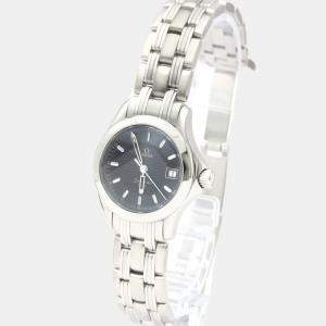 Omega Blue Stainless Steel Seamaster 120M 2581.81 Women's Wristwatch 26 MM