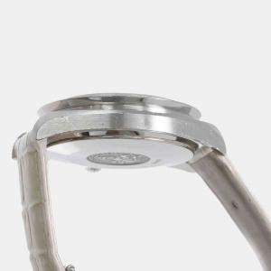 Omega MOP Stainless Steel Diamonds Speedmaster 3815.70.36 Chronograph Women's Wristwatch 39 mm
