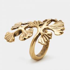 خاتم أوسكار دي لارينتا فيرن ذهبي اللون مقاس أوروبي 55