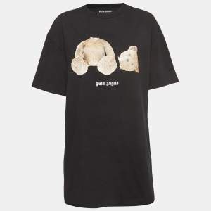 Palm Angels Black Pa Bear Cotton Classic T-Shirt XL