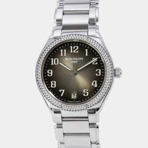 Patek Philippe Black Diamond Stainless Steel Twenty-4 7300/1200A-010 Women's Wristwatch 36 mm