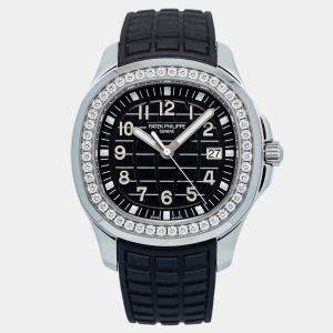 Patek Philippe Aquanaut 5267/200A-001 Quartz Black Stainless Steel Women's Wristwatch 38 mm