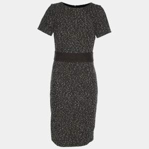 Paule Ka Black/White Tweed Dress S