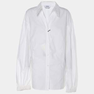 Persona White Cotton Long Sleeve Shirt L