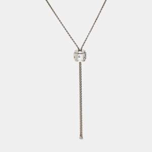 Pre Owned Piaget Possession Diamonds 18k White Gold Necklace