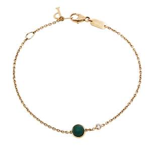 Piaget Possession Malachite Diamond 18K Rose Gold Bracelet