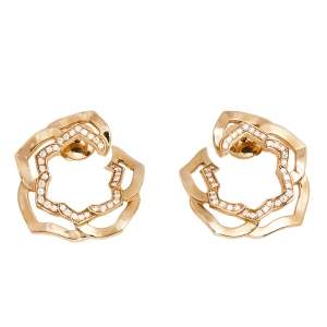 Piaget Rose Diamond 18K Rose Gold Earrings