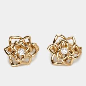 Piaget Rose Diamond 18k Rose Gold Earrings