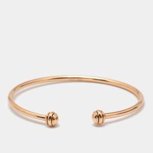 Piaget Possession 18k Rose Gold Open Cuff Bracelet 15