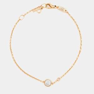 Piaget Possession Mother of Pearl Bead Diamond 18k Rose Gold Bracelet