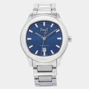 Piaget Polo Date GOA46018 Blue Stainless-Steel Automatic Women's Wristwatch 36 mm