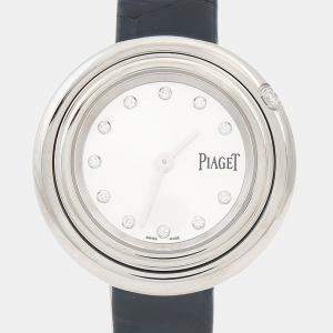 مملوكة مسبقًا Piaget Possession G0A43080 Quartz White Diamonds Stainless Steel Women's Wristwatch 29mm