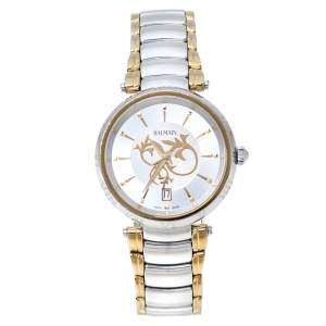 Balmain Silver Two Tone Stainless Steel Classica Lady Downtown 4072 Women's Wristwatch 35 mm