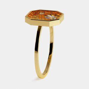 Place Vendome Ring Vendome XII 0.19 Carat Yellow Gold Size 53