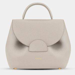 Pre Owned Polene Numero-un-nano Grained Chalk Edition Calfskin Handbag