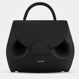 Pre Owned Polene Numero-un-nano Smooth Black Edition Calfskin Handbag