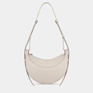 Pre Owned Polene Numero-Dix Grained Chalk Edition Calfskin Handbag