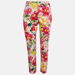Polo Ralph Lauren Multicolor Printed Cotton Trousers M