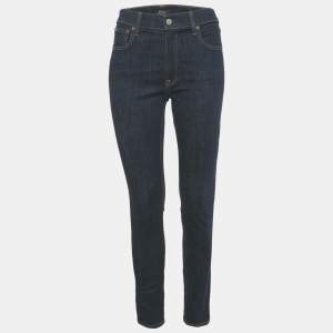 Polo Ralph Lauren Blue Denim Mid-Rise Skinny Tompkins Jeans Waist 28" M