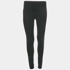 Pre Owned Polo Ralph Lauren Black Jersey Leggings S