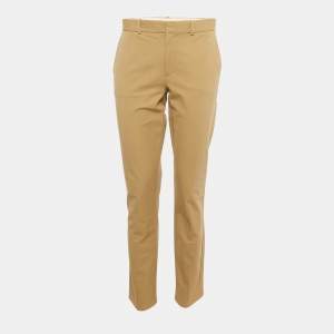 Pre Owned Polo Ralph Lauren Beige Stretch Cotton Trousers M