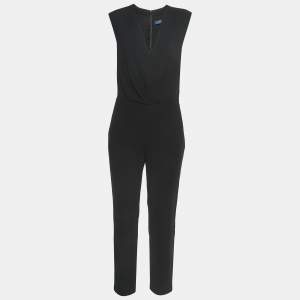 Polo Ralph Lauren Black Crepe Sleeveless Jumpsuit S