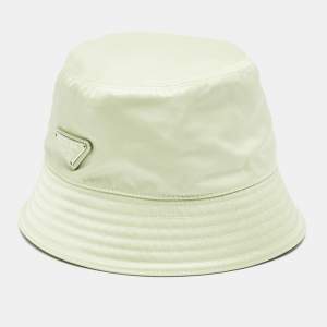 Prada Mint Green Re-Nylon Bucket Hat M
