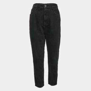 Prada Black Washed Denim Jeans M Waist 29"
