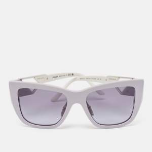 Prada Lilac/White SPR21Y Symbole Square Sunglasses