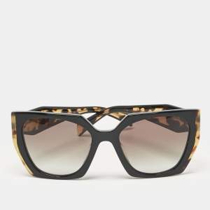 Prada Brown Tortoise Gradient SPR15W Cat Eye Sunglasses 