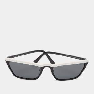 Prada Black/White SPR 19U Cat Eye Sunglasses