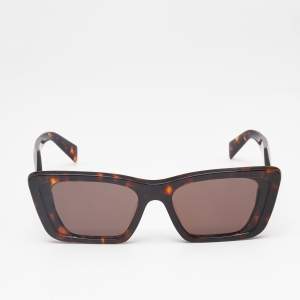 Prada Tortoise Brown SPR 06Y Symbole Square Sunglasses