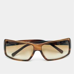 Prada Brown Gradient SPR24G Rectangle Sunglasses