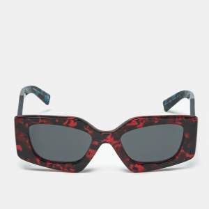 Prada Red/Black SPR 15Y Frame Cat Eye Sunglasses