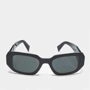 Prada Black SPR 17W Symbole Square Sunglasses