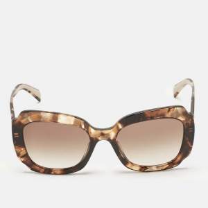 Prada Tortoise Brown Gradient  SPR 16Y Butterfly Sunglasses