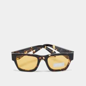 Pre Owned Prada Tortoise Brown SPR A06 Square Sunglasses