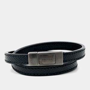Pre Owned Prada Leather Bracelet