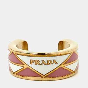 مملوكة مسبقًا Prada Gold Tone Multi Ear Cuff